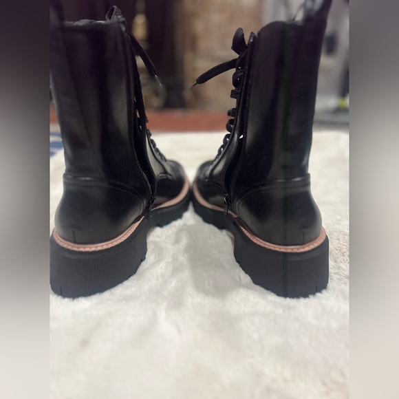 DV by Dolce Vita Black Chunky Combat Boots - Picture 5 of 7